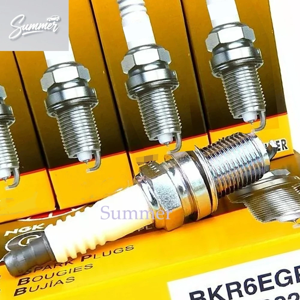 Nuevas bujías OEM NG-K BKR6EGP G-Power 7092 punta de platino paquete de 4