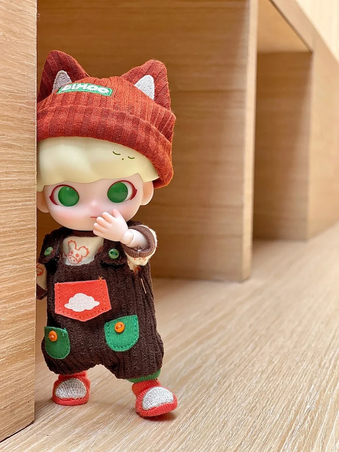 

Dimoo Forest Fox Artisan-Crafted Mobile Doll — Handmade Bjd-Style Collectible Ornament & Premium Action-Figure Gift