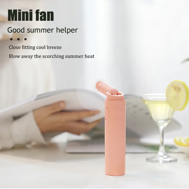 Foldable Outdoor Portable Small Fan, USB Charging Portable Mini Fan, Suitable for Office, Travel, Camping and Outdoor Use