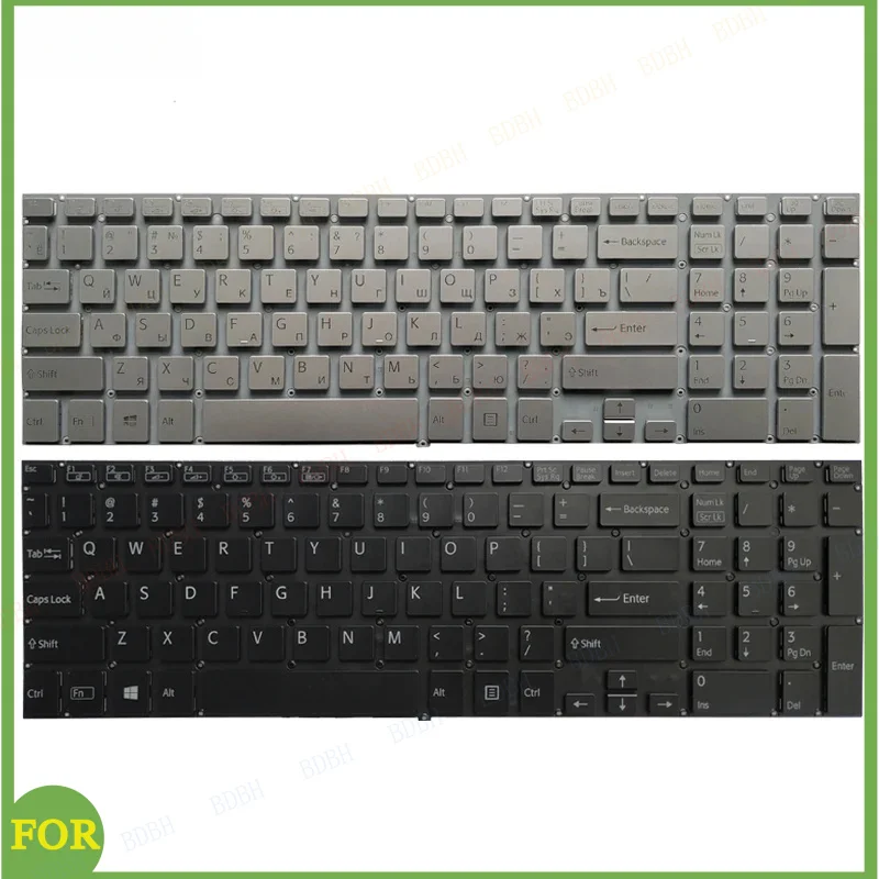 Laptop Keyboard For VAIO SVF152C29V SVF152a29u SVF152C29U SVF152C29W SVF152C29X SVF152A29L SVF152C29L Russian/UK/Spanish