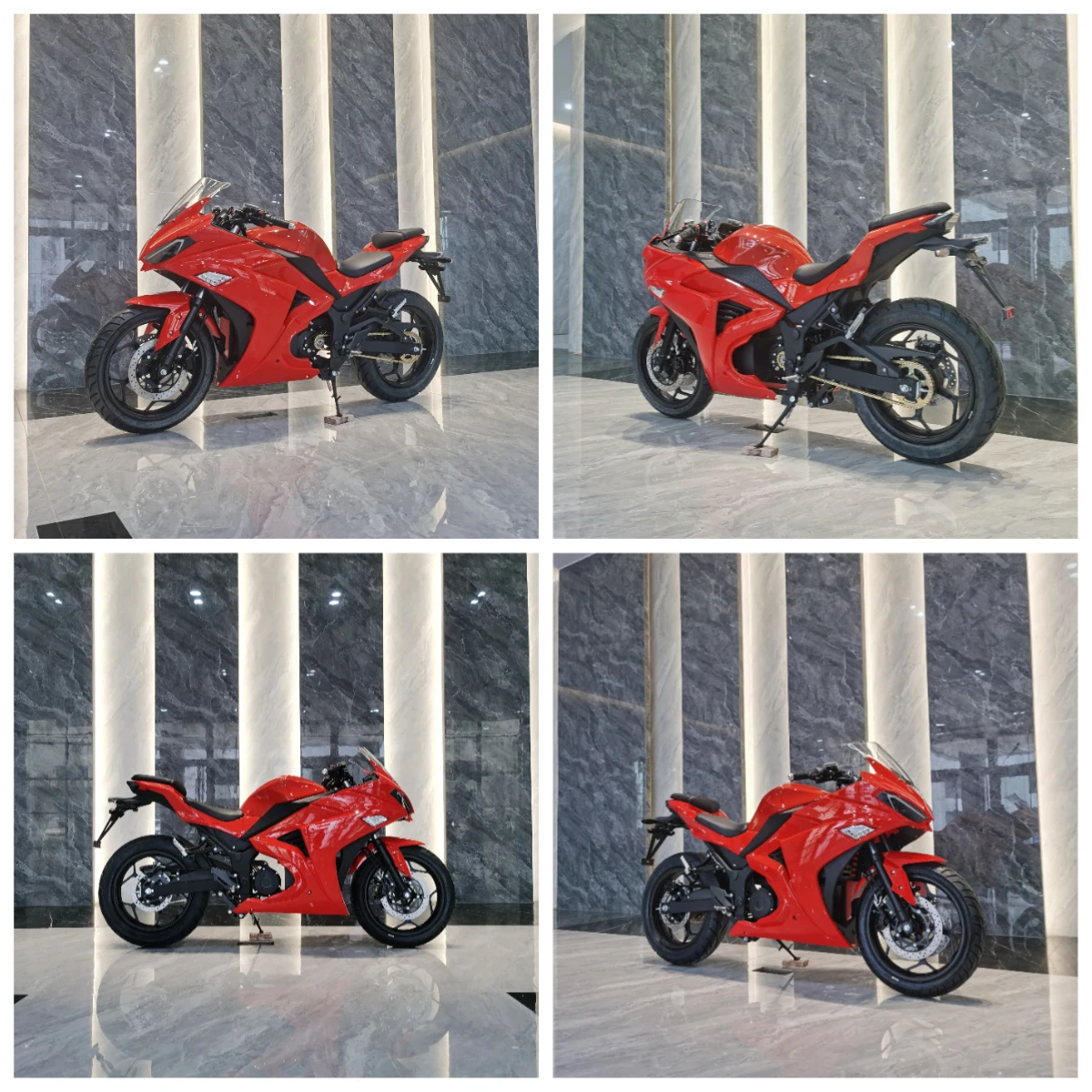 

STLF Luyuan Motorcycle R3 Cool Design 240km Chain Motor Power 130KM/H Electric Motorcycle