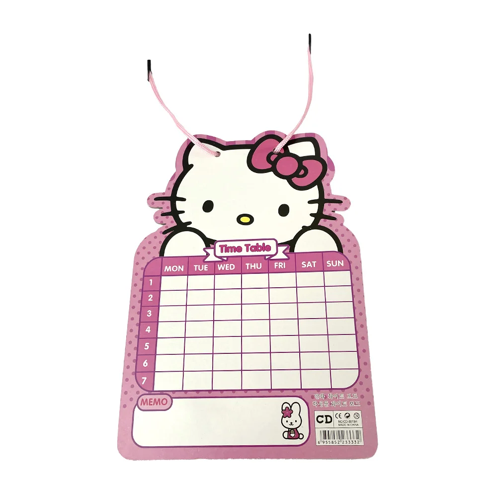 Cute Erasable Whiteboard Portable Suspendable Creative Whiteboard Notebook Cartoon Animal Shape Reusable Drawing Board Students