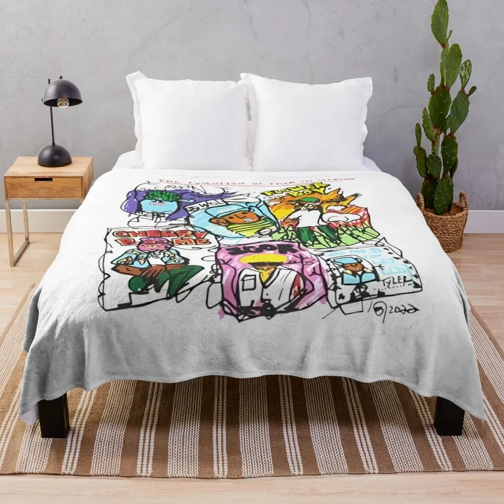 

Cartoon Rapper Throw Blanket Warm Comfortable Blanket Gift for Parents Friends