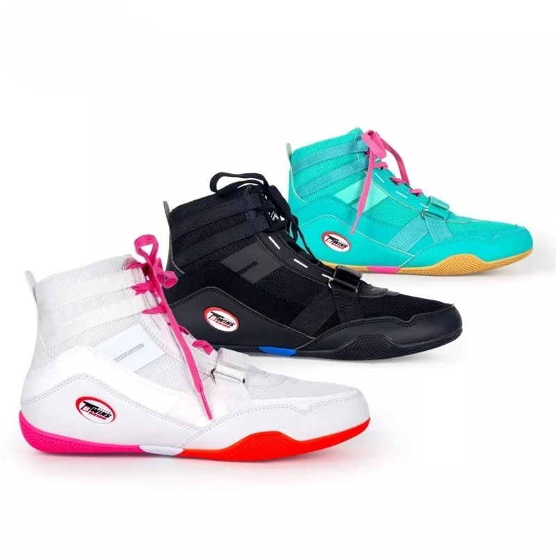Original Brand Designer Mid-Top Boxing Fighting Boots Professional Wrestling Sneakers Youth Comfortable Gym Training Shoe