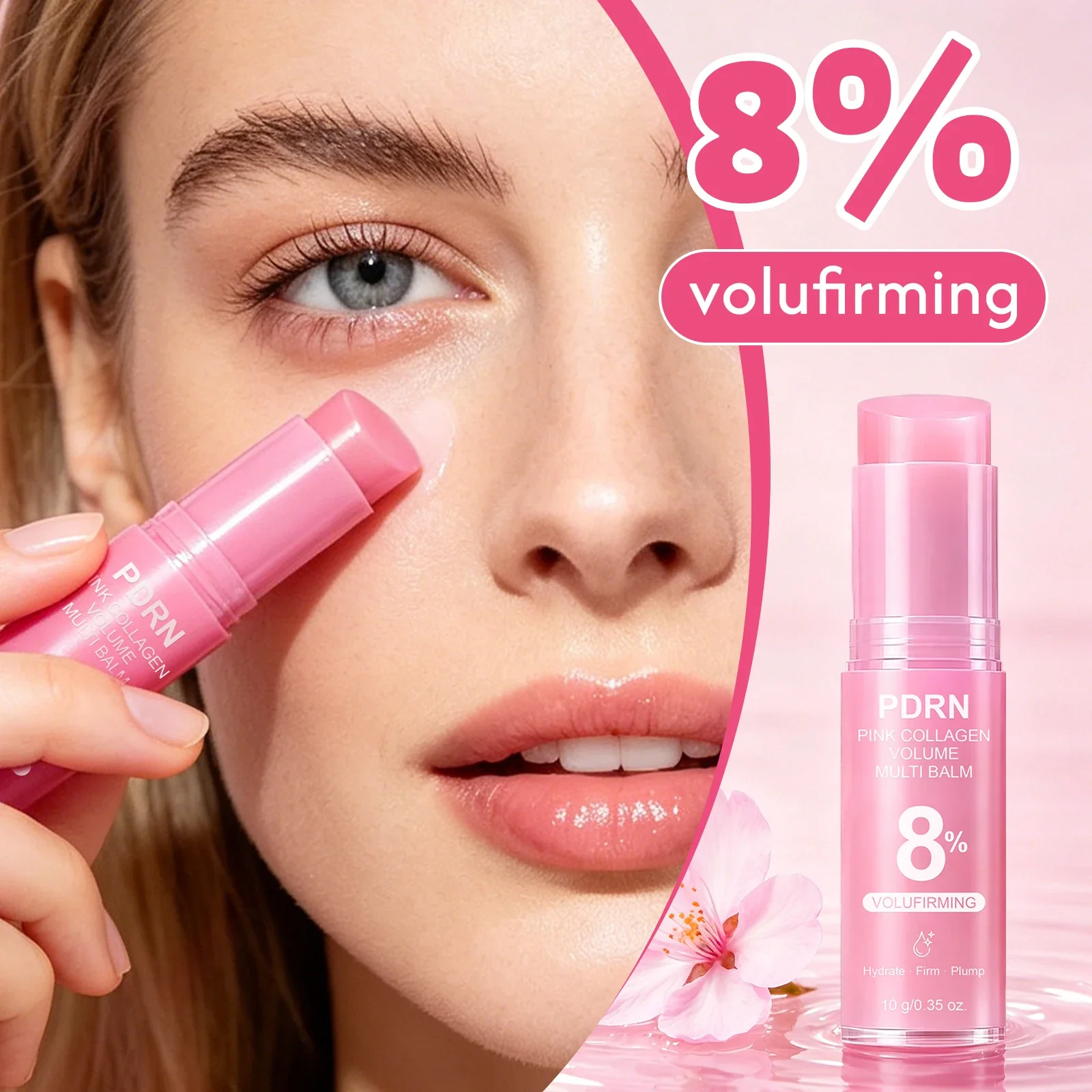 10g PDRN Kollagen Multi-Balm-Stick Retinol Peptid Straffend Aufpolsternd Glättet Feine Linien Für Alle Hauttypen Gesichtspflege – Detail 2
