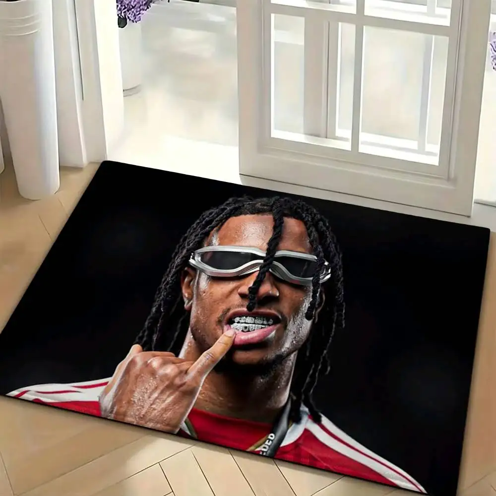 The King of Assists Michael Olise Bedroom Decor Carpet  for Living Room Thick Plush Study Floor Mat Home Fluffy Soft Rug
