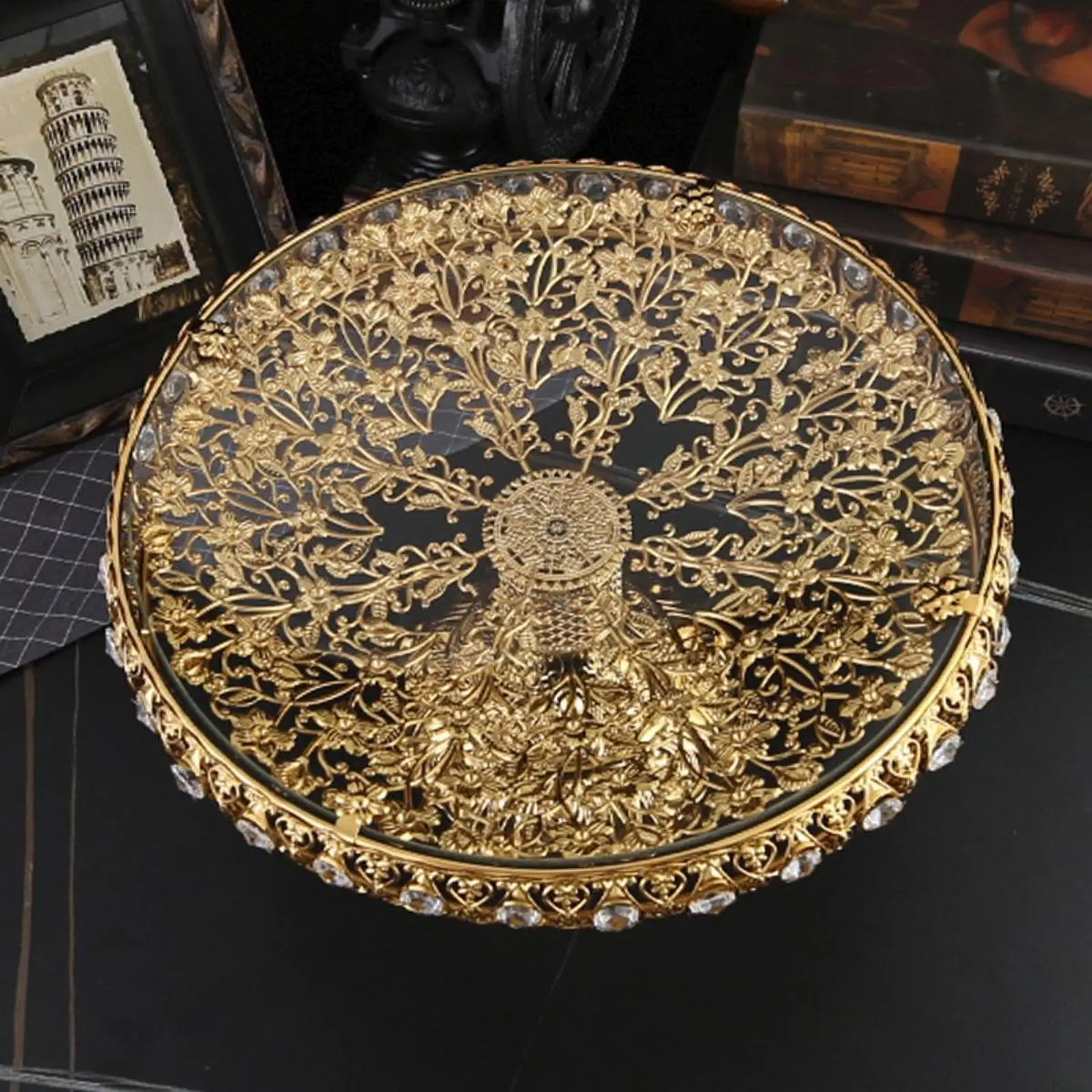 

Serving Bowl Dessert Tray Multipurpose Pedestal Tray Kitchen Home Fruit Plate