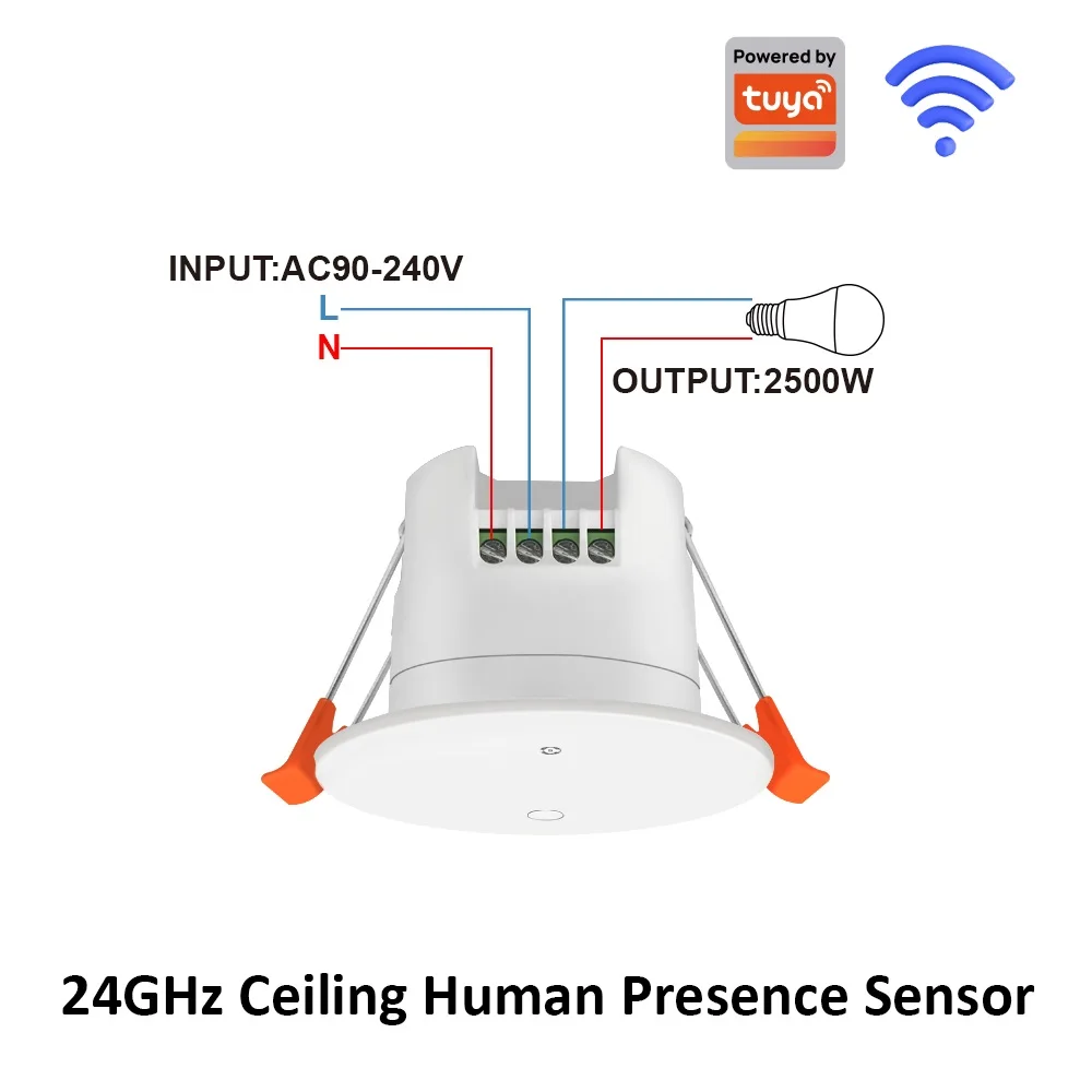 

Lincukoo Tuya WiFi Smart 24GHz Ceiling Human Presence Sensor Applicable scenarios meeting room reading room living room