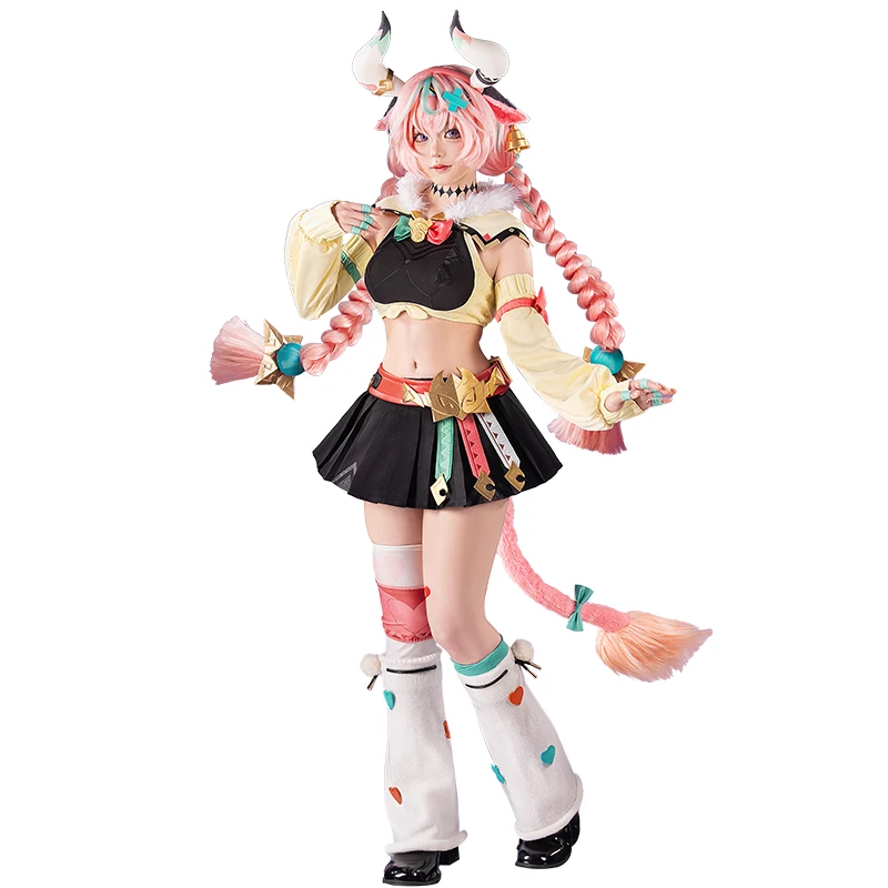 UWOWO Varesa Cosplay Collab-serie: Game Genshin Impact Varesa Cosplaykostuum met hoofddeksel Halloween-kostuum