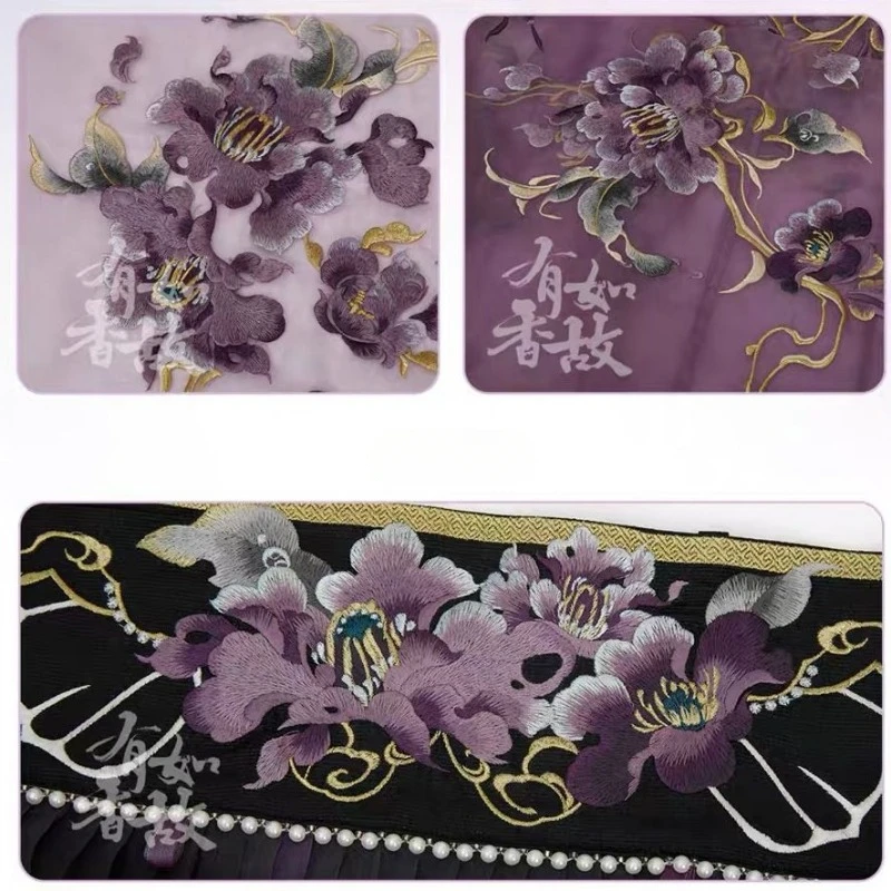 Traditionelle Frauen Tang Hanfu Kleid Dynastie Stickerei Elegante Alte Chinesische Stil Dame Vintage Bühne Kostüm Tanz Hanfu Sets