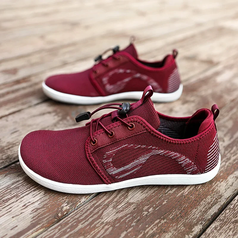 Unisex Wider Shoes Breathable Mesh Men Barefoot Wide-toed Shoes Flats Soft Zero Drop Sole New Wider Toe Sneakes Large Size 36-47