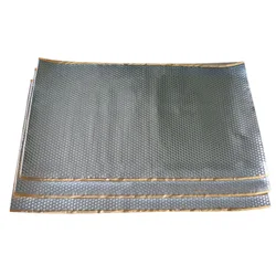 46x80cm Butyl Rubber Car Sound Deadener Mat Noise Heat Deadening Soundproof Dampening Shock Absorber Mat For Car Hood Door Trunk
