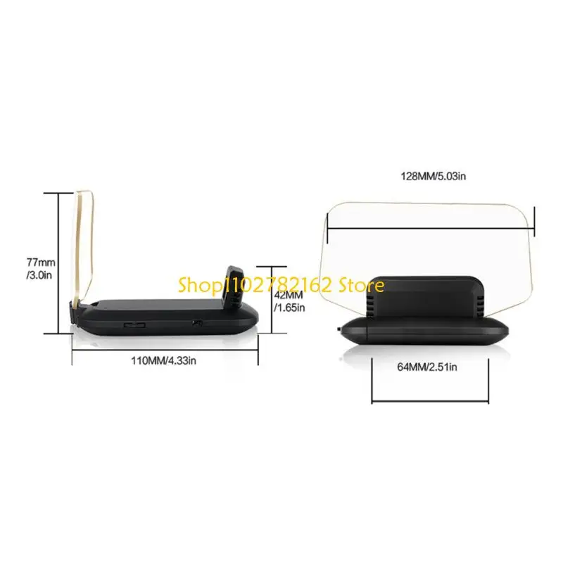 547B Car Navigation Monitor Display with Direct-Connect In-Car Viewing, 5.1 In LCD Screen for Route Reference and Driving