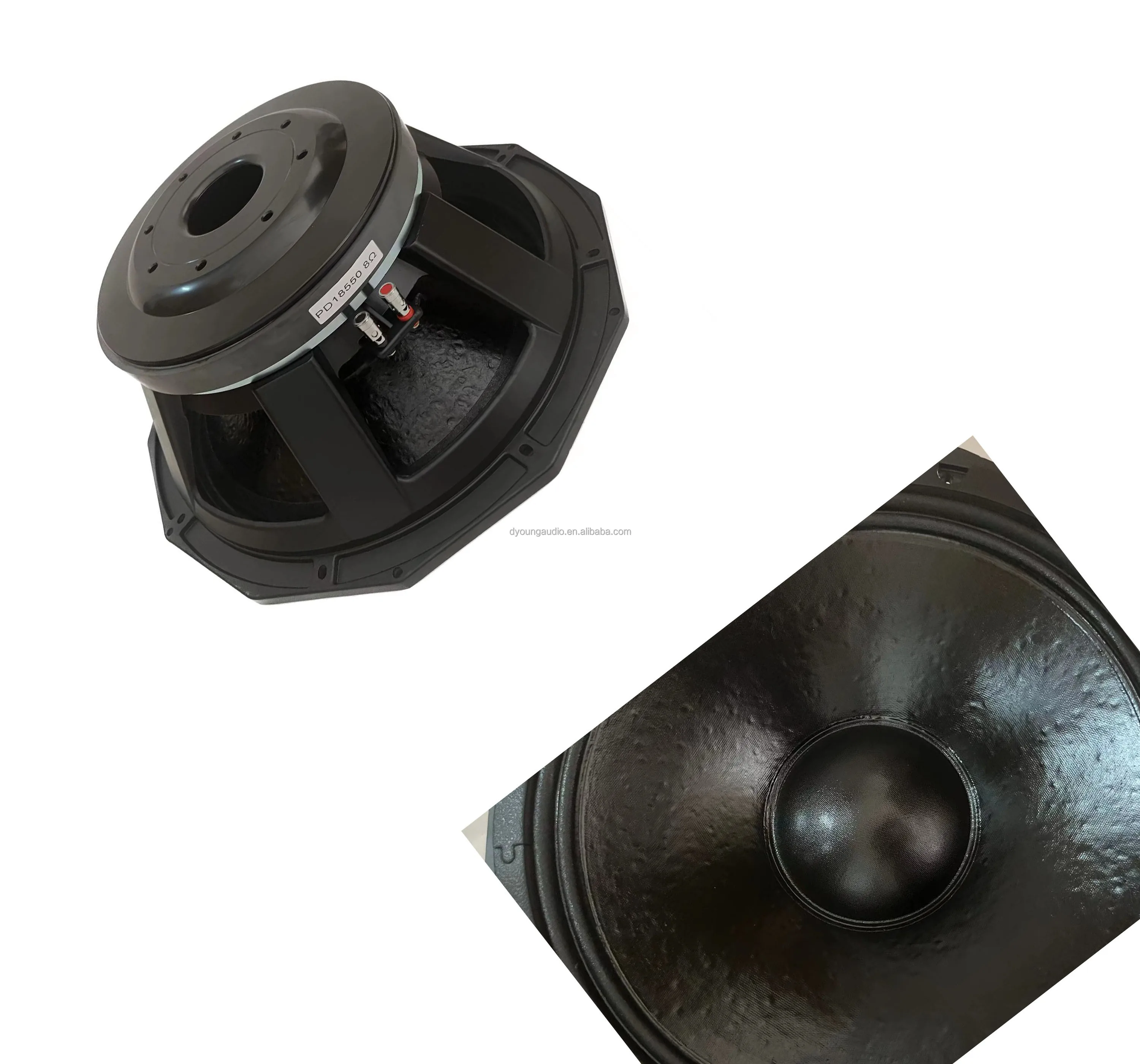 Double 18 Inch 125 Mm Coil 280 Mm Magnet 2000w Heavy Bass Outdoor Subwoofer
