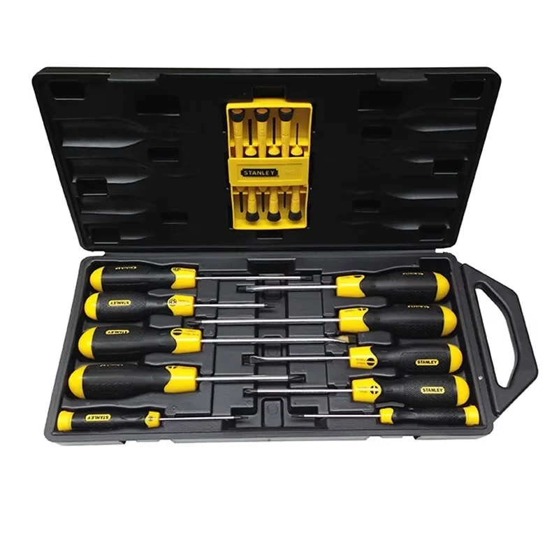 Imagem -04 - Stanley 680002c23 16-piece Screwdriver Integrated Conjunto de Ferramentas Manuais Multifuncional Repair Tools Screwdriver Driver Set