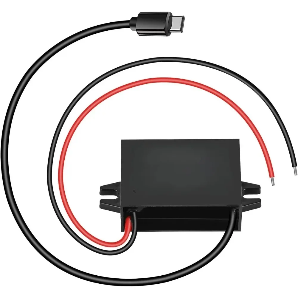DC 12V/24V zu 5V Abwärtswandler Typ-C Schnittstelle 5A IP68 Wasserdichtes Buck-Modul Netzteil Kompatibel mit Mobiltelefonen