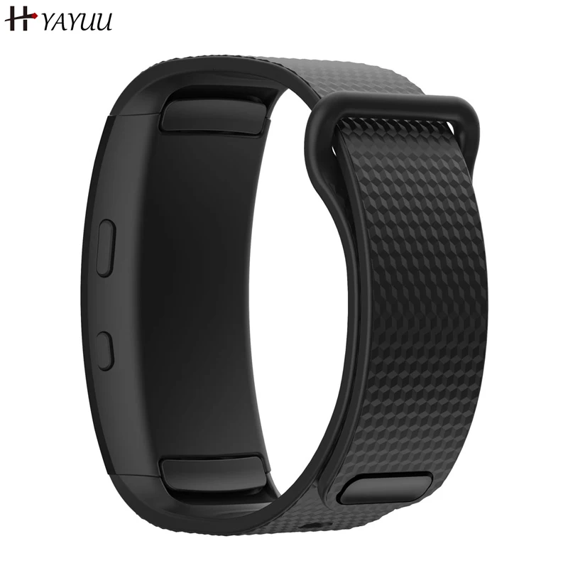 YAYUU นาฬิกาซิลิโคนสำหรับ Samsung Gear Fit 2 Pro ฟิตเนสสายรัดข้อมือสำหรับ Samsung Gear Fit2 SM-R360สร้อยข้อมือ