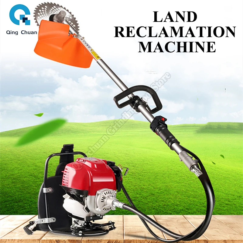 

Backpack Type Weeding Rotary Tiller Four Stroke Gasoline Hoe Soil Loosening Machine Lightweight Portable Small Weeding Machine