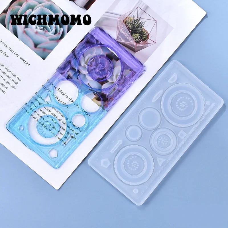 New 1PCS Transparent UV Resin Liquid Silicone Kaleidoscope Dimension Tool Molds for Diy Making  Learning Tool Accessories