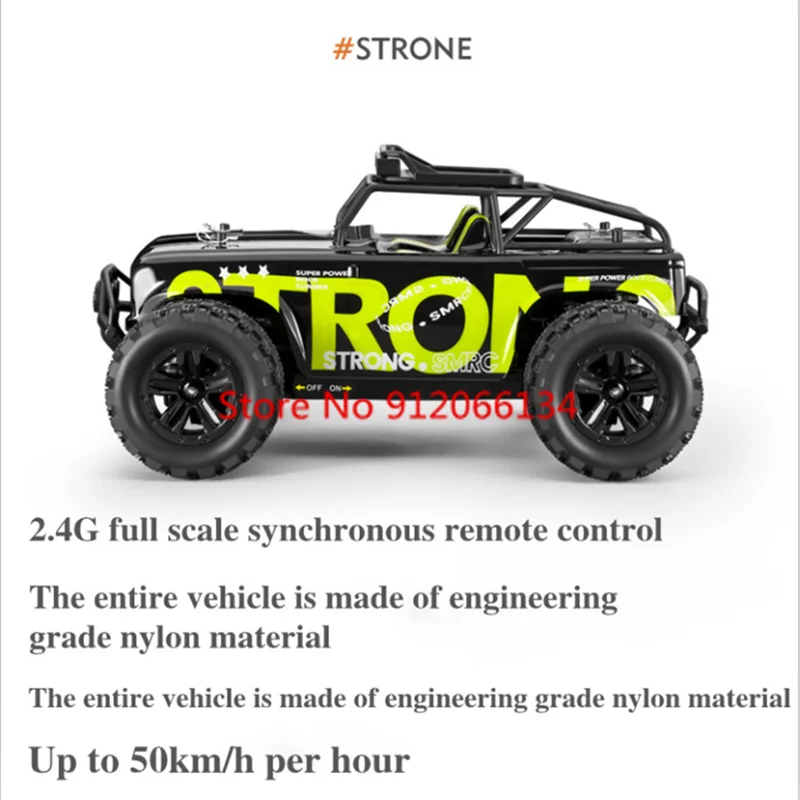 Professionalmente 50 km/h mudança de velocidade contínua caminhão rc de alta velocidade 4wd suspensão independente iluminação led carro de deriva de controle remoto