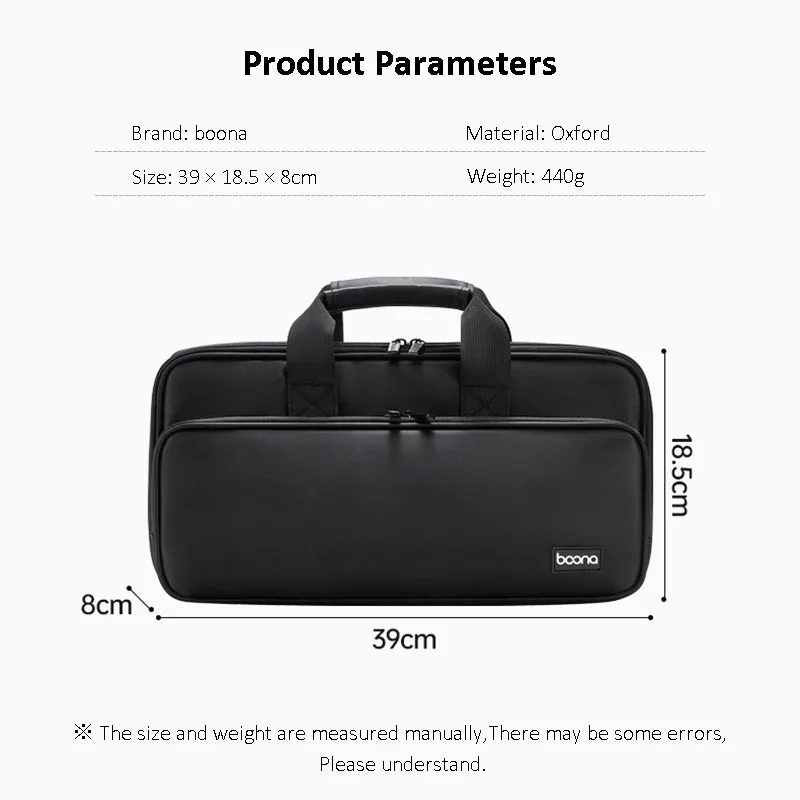 Dual Oxford Mini PC Organizer Bag Portable Travel Mini PC Storage Bag Compatible with Apple MAC Mini M4 Lenovo Beelink Mini PC