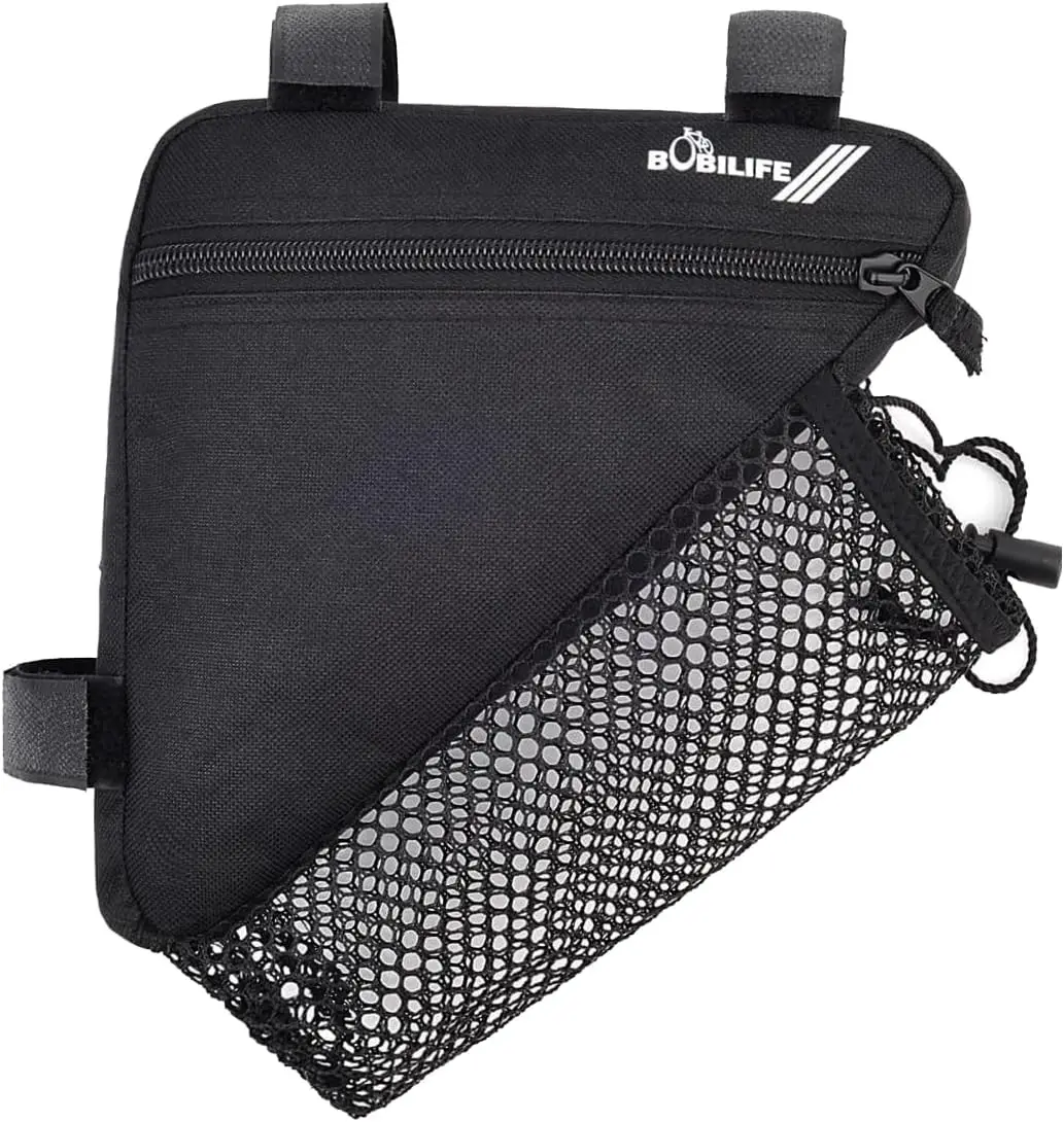 

Велосипедная сумка с треугольной рамой и держателем для бутылки и динамика — верхняя сумка для трубок для шоссейных и горных велосипедов (только сумка)