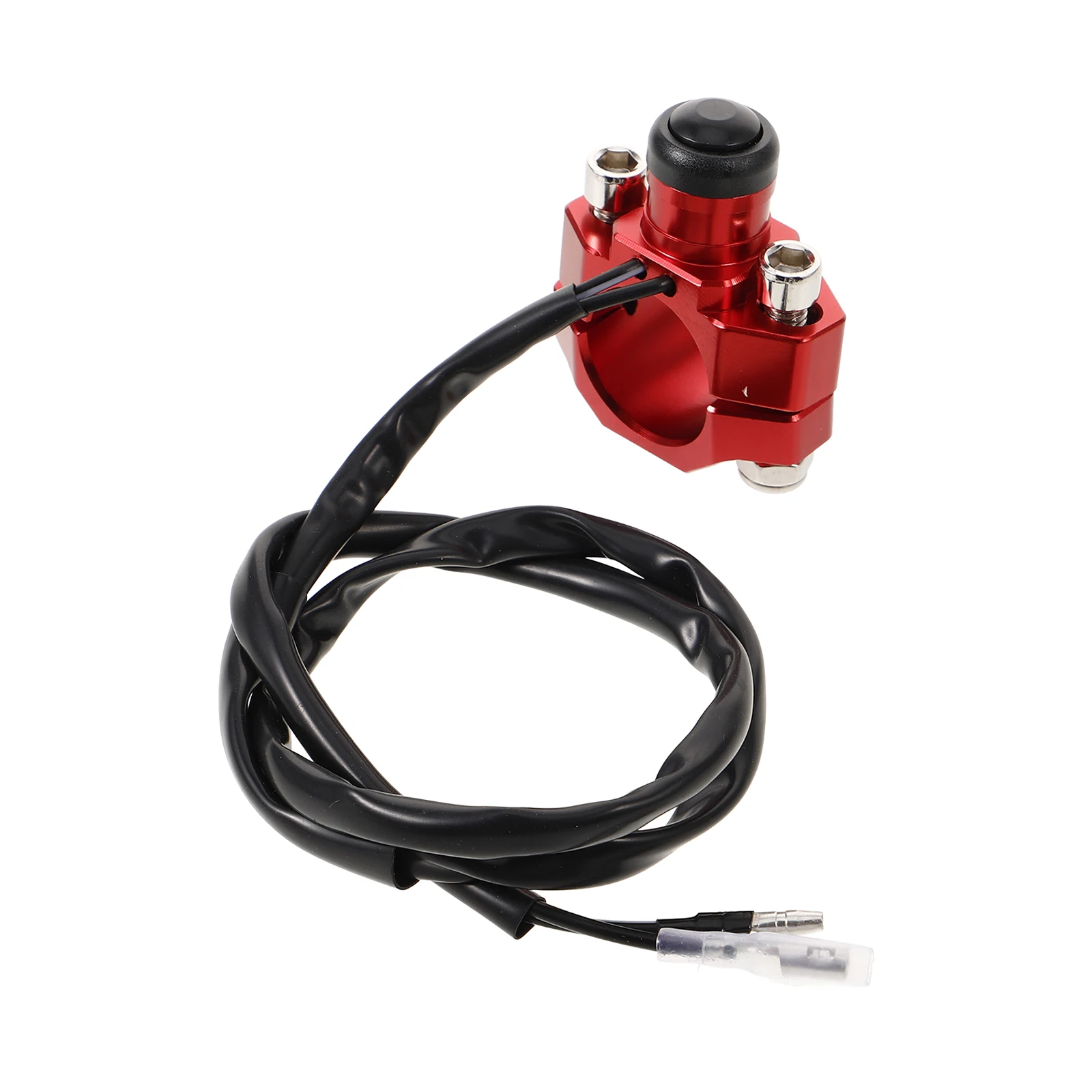 

Emergency Stop Start Switch for ATV Dirt Bike Motorcycle H Controls Aluminum Alloy Engine Ignition Button