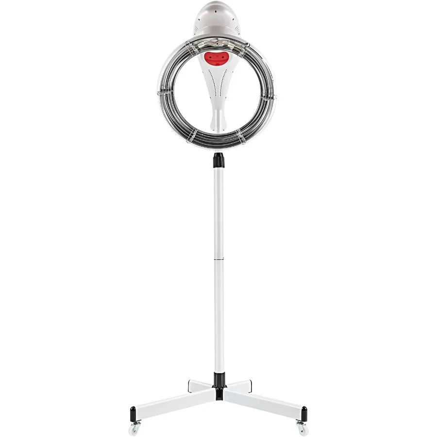 

Stand Hair Dryer Professional Orbiting Rotating Hair Processor for Salon SPA Hair Dyeing Oil Treatment Heating Perm Styling Whi
