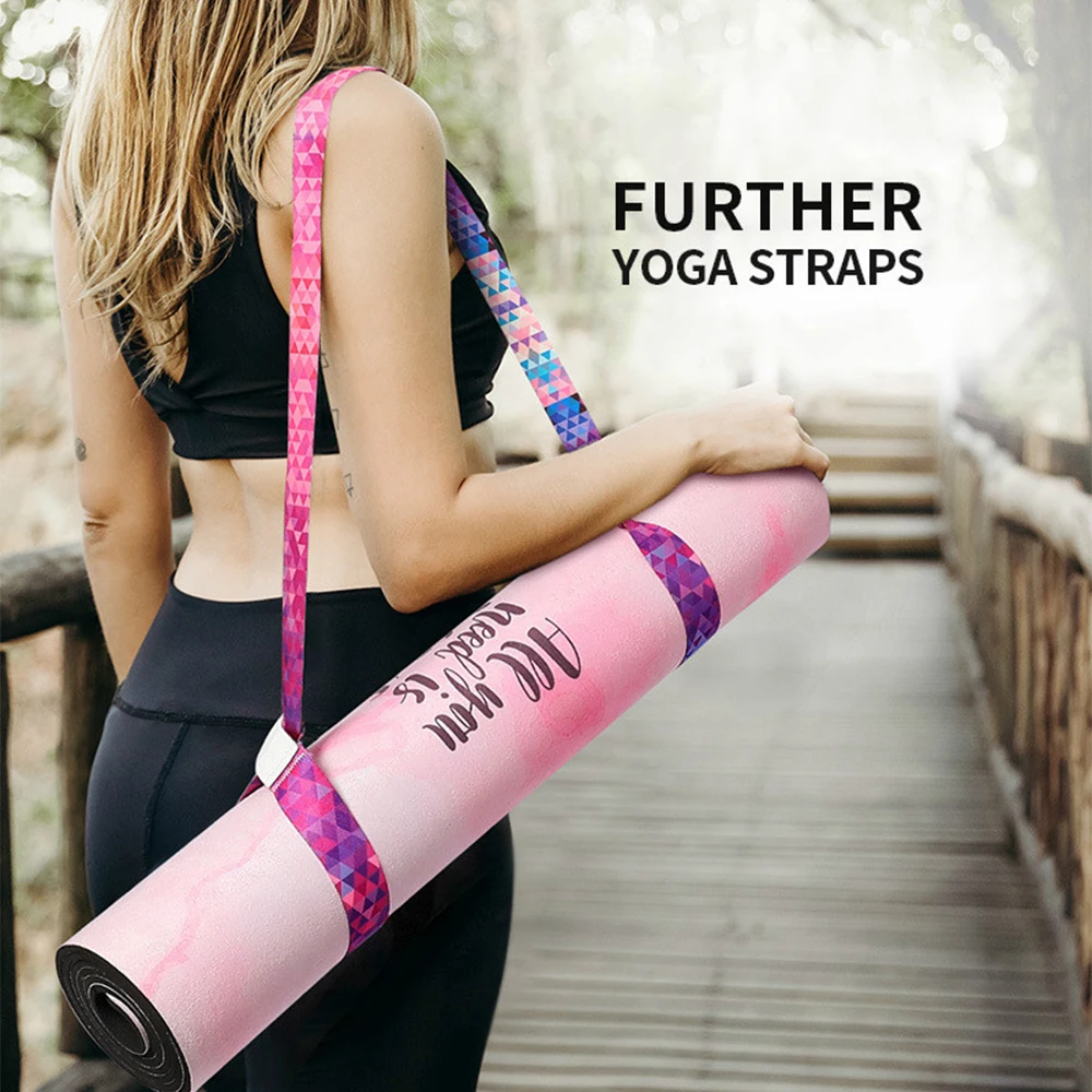 

Carry Sling Adjustable Sports Stretch Fitness Strap Shoulder Strap Yoga Mat Strap Yoga Belt