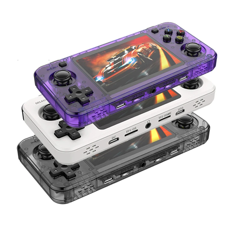 BOYHOM R 3-6H Retro Video Game Console 3.5‘’ IPS Screen RK3326 3000 mAh Open Linux System Portable Player gift