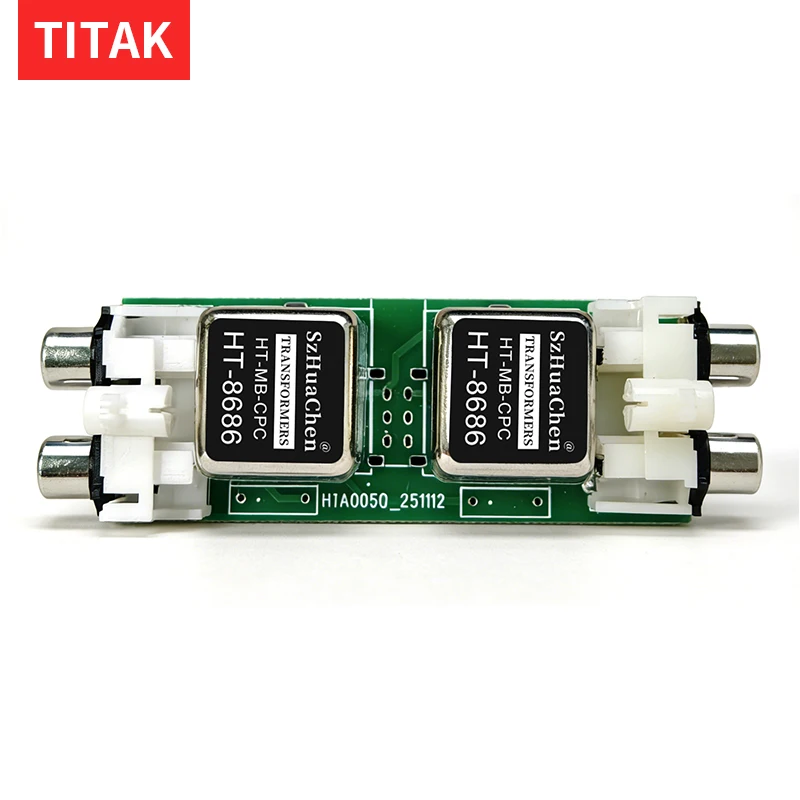 Audios Looping Isolat RCA Audio Isolator Car Audio Current Sound Canceller Bottom Noise Reduction Common Ground Pass Filter