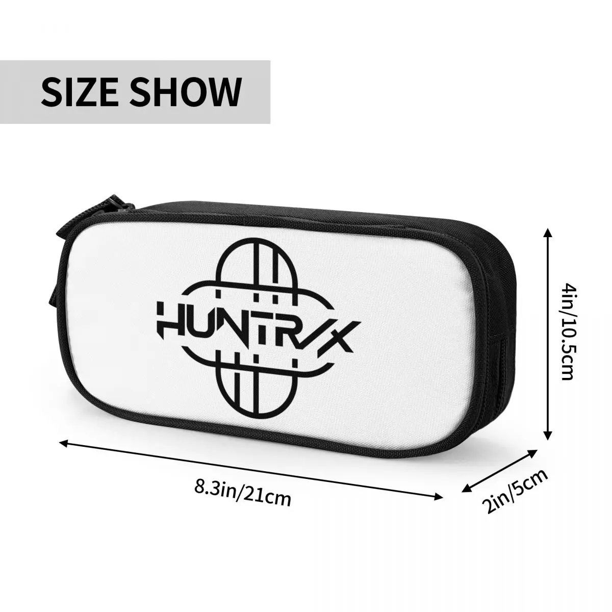 Huntrix Kpop Demon Hunters Logo Federmäppchen Neue Stiftbox Tasche Student Große Aufbewahrung Studenten Schule Kosmetik Federmäppchen