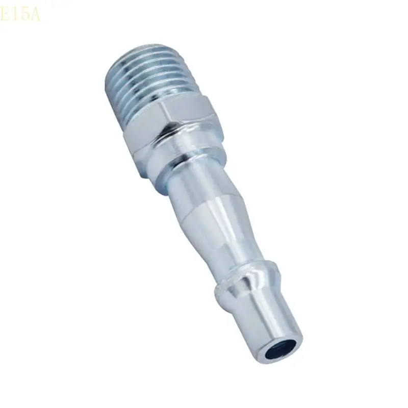 

E15A Air Line Hose Couplings Fittings Male Thread, 1/4PT for Compressor 8PCS