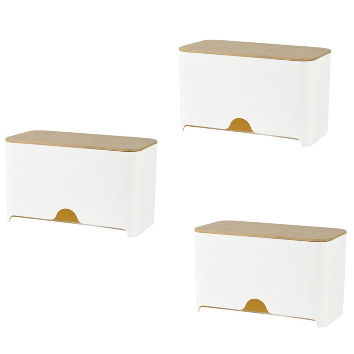 

3X Mask Storage Box Portable Mask Storage Case Dust-Proof Moisture-Proof Pollution-Proof Face Mask Storage Box White