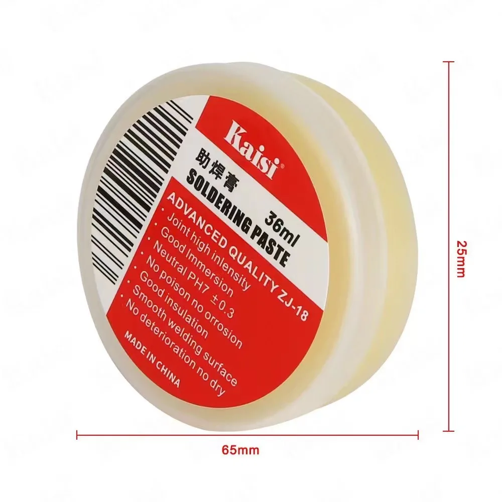휴대폰 금속 키트용 저온 무연 용접 그리스 크림, 납땜 플럭스 페이스트, 50g, 36ml