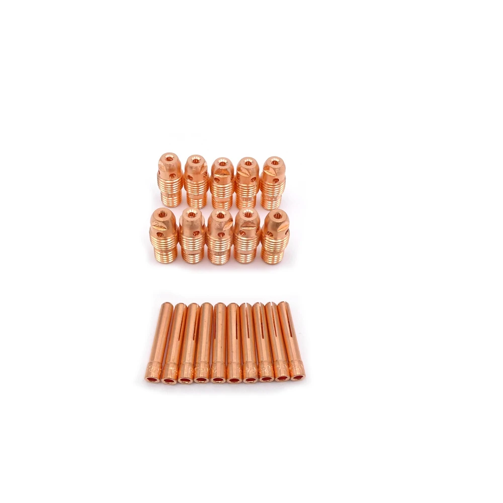 Trasporto Libero Pinza (1.0mm/2.0mm/3.2mm) 20 pz e Collet Corpo 20 pz Per WP9 WP-20 Torcia di Saldatura di Consumo