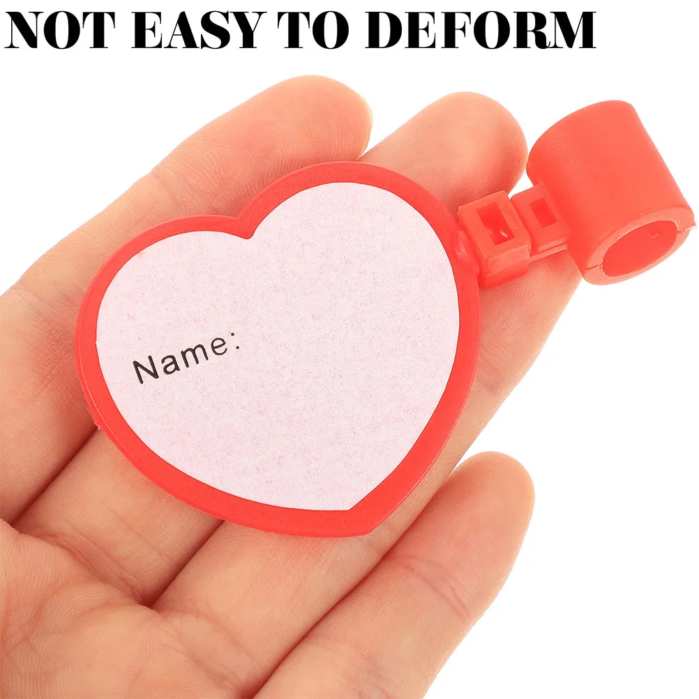 

4Pcs Nurse Name Tags Stethoscope ID Clips Plastic Card Holders Bright Color Easy Identification Accessories Labels
