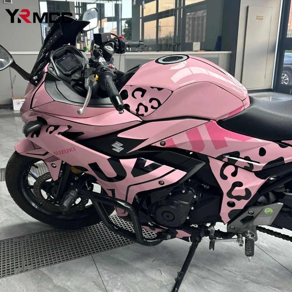 Leopard Print Car Decorate Waterproof Motorcycle Decorative Stickers Auto Rearview Mirror DIY Sticker for Car Decals Accessories