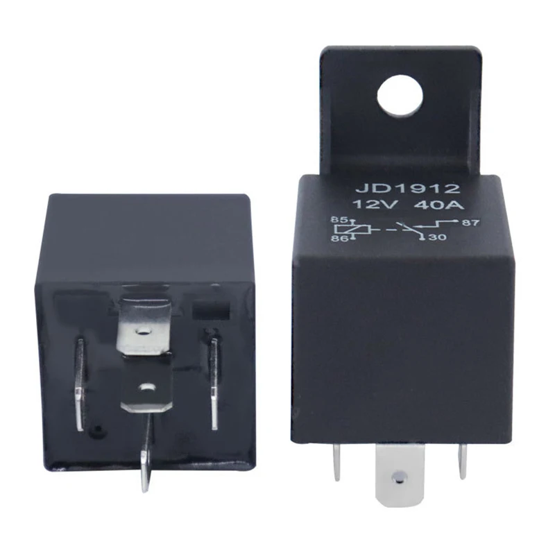 4 5 Pin 4P 5P 40A Waterproof Car Relay Long Life Automotive Relays Normally Open DC 12V/24V Relay For Head Light Air Conditioner
