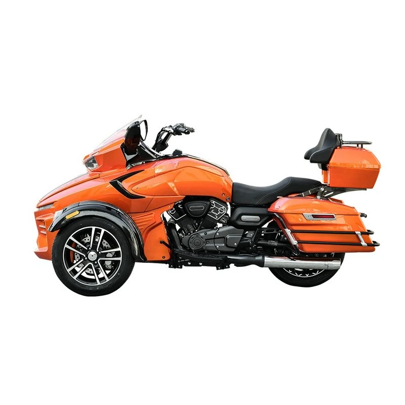 YY400ZD-10 inverted three-wheeled motorcycle, large-displacement motorcycle, high-power long-distance cruise vehicle