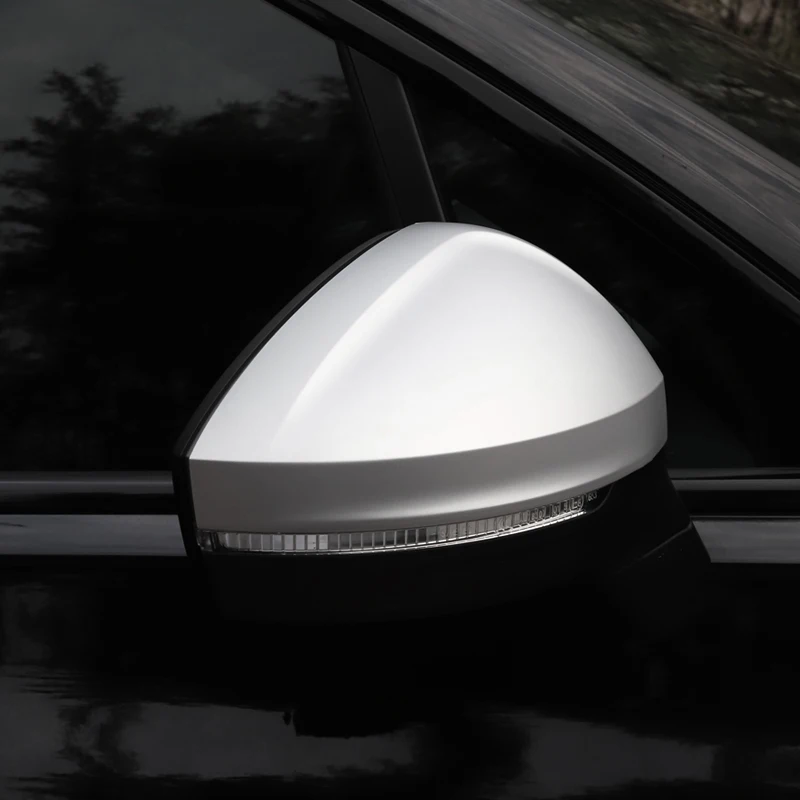 for VW Touareg 2019-2024 rearview mirror silver ear rearview mirror shell reversing mirror cover specifically modification