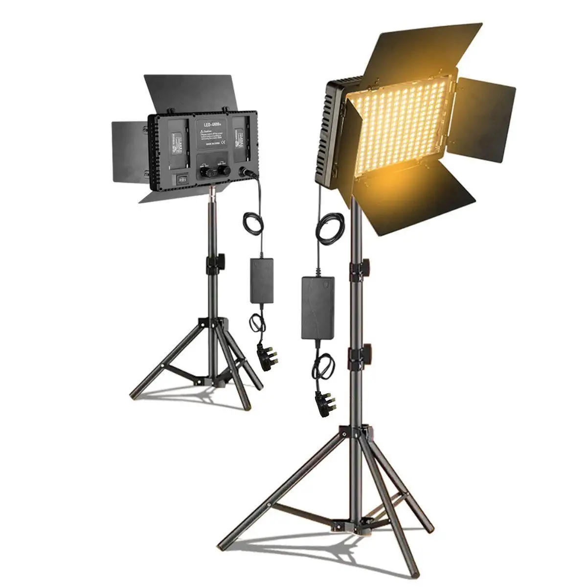 

U800 и 1,1 м треугольный кронштейн светодиодный светильник для фотостудии для игрового живого видео освещения 40 Вт/50 Вт портативная фотография видеозаписи