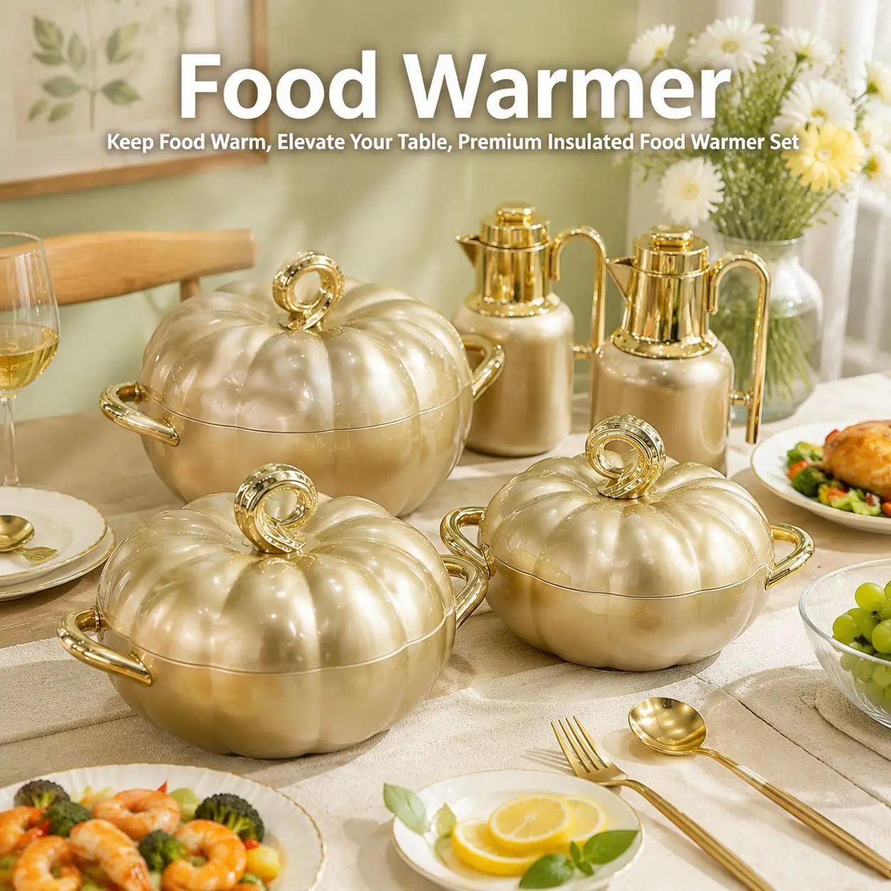 European retro food warmer fresh-keeping box high value large capacity thermal insulation lunch box thermal insulation box