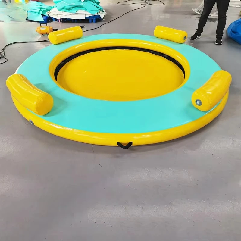 Inflatable PVC Floating Mat Pool Float for Adults-Eco-Friendly Durable Portable Water Hammock Lounger Swimming Raft Cushion Sofa
