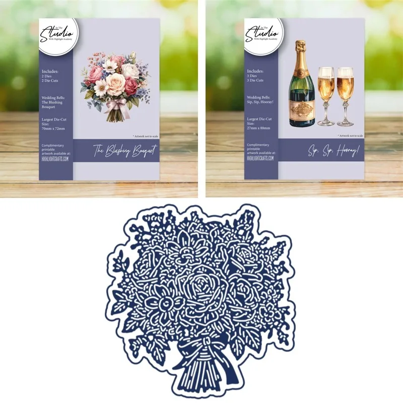 Nouveaux gabarits de découpe métalliques 2026 : Porte d'église ancienne, Cloches de bonheur, pour scrapbooking DIY, fabrication de papier et travaux manuels