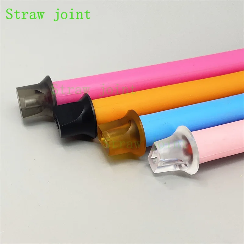 1pc 510 Flat Mouth Acrylic Straw Joint