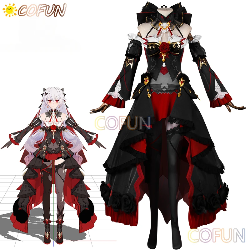 

COFUN [Customized] Game Honkai:Star Rail Theresa Cosplay Costume Halloween Outfits Women Dress