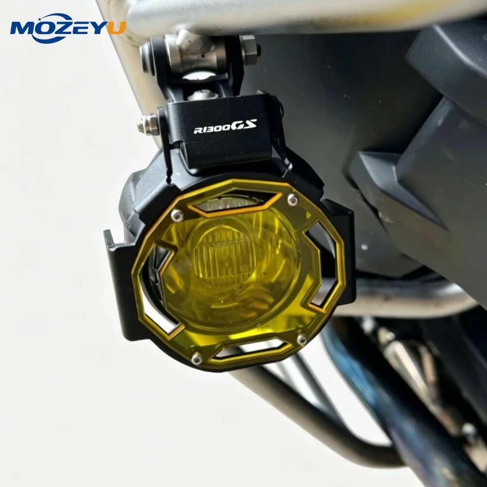 

Motorcycle Flipable Fog Lights Protector Fog Lamps Grille Protection Cover Guard Shield For BMW R1300GS R 1300 GS 2024-2026 2027