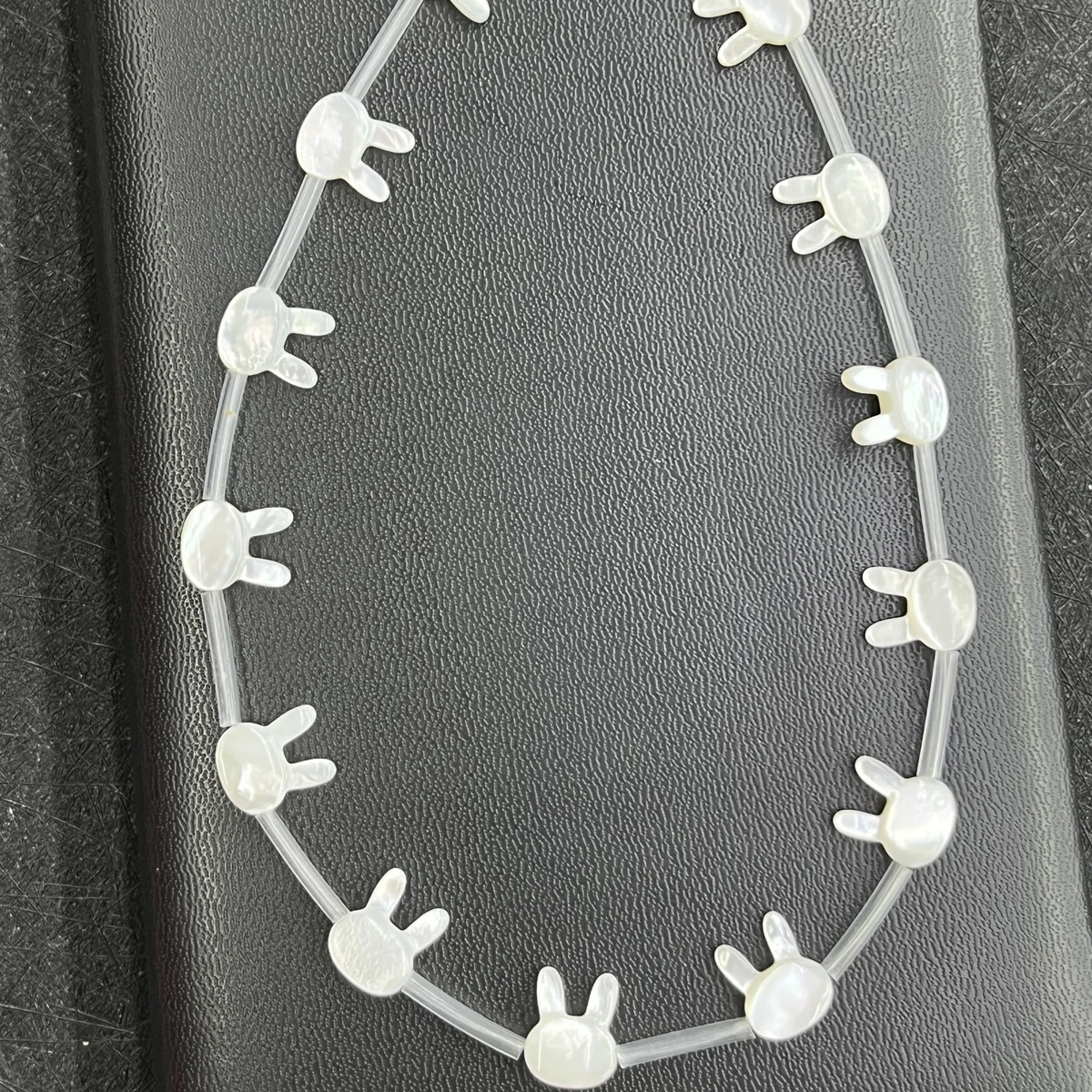 

10x12mm Natural Freshwater Shell Vertical Hole Rabbit Head Bead Jewelry Making DIY Necklace Bracelet Earrings Accessory Wedding