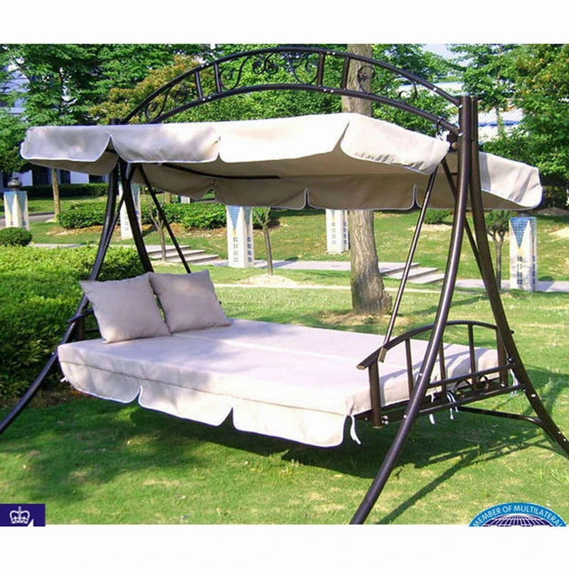 

Luxurious Two Seat Swing Chair, Garden Patio Swing, Outdoor Swing Chair with Canopy